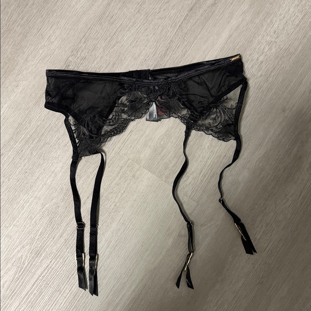Bluebella Black Lace Garter Belt
